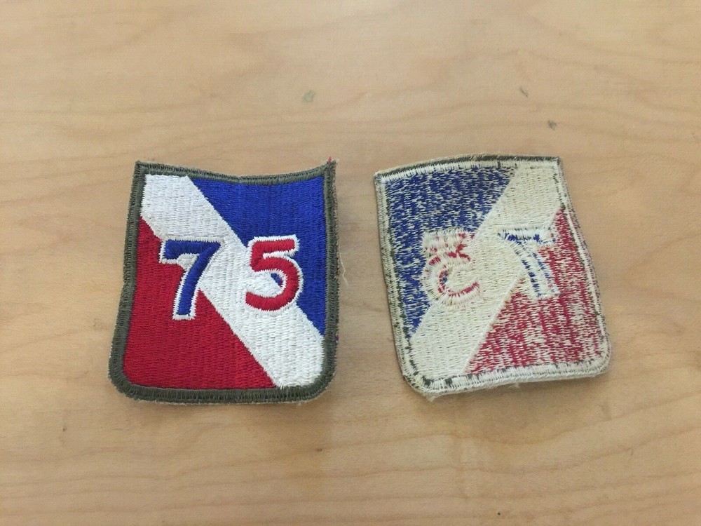 ww2 , vintage,patch,75th infantry division patch, new old stock