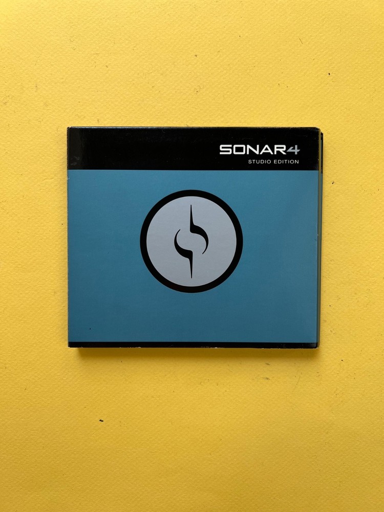 Cakewalk SONAR 4 Studio Edition DAW Software CD Set w/ Case Windows + Serial