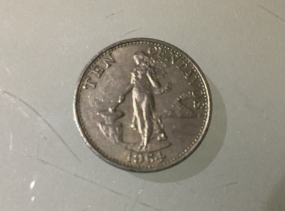 Philippines 10 Centavos 1964 Circulated