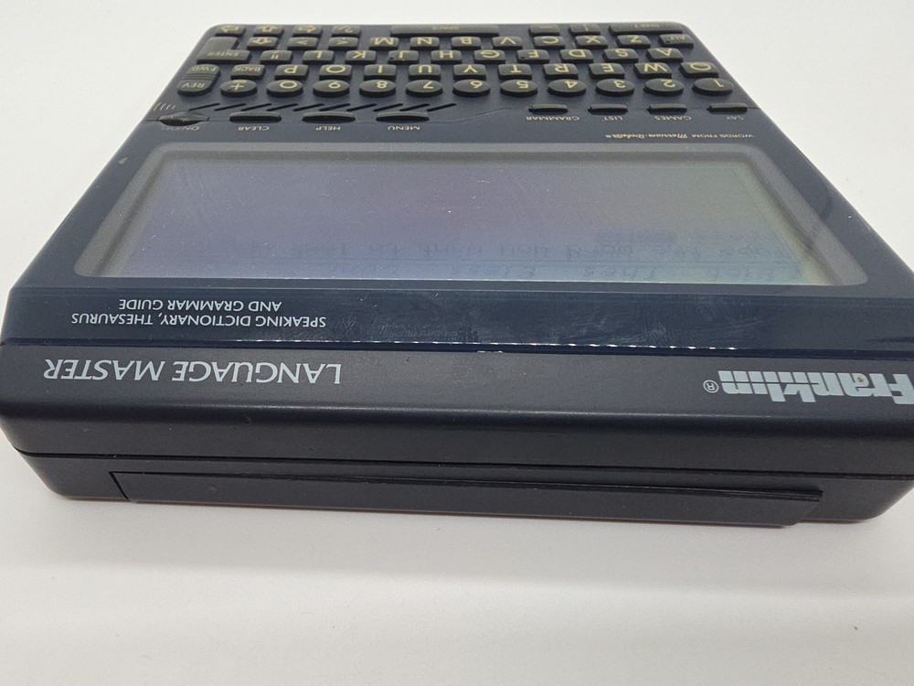 Franklin Language Master LM-6000 Speaking Dictionary, Thesaurus, Grammar Guide