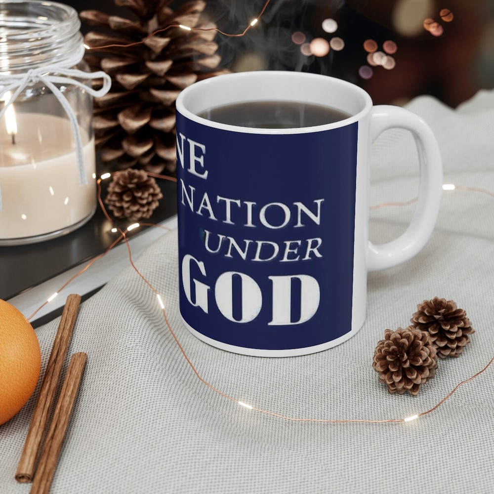 One Nation Under God Ceramic Mug 11oz