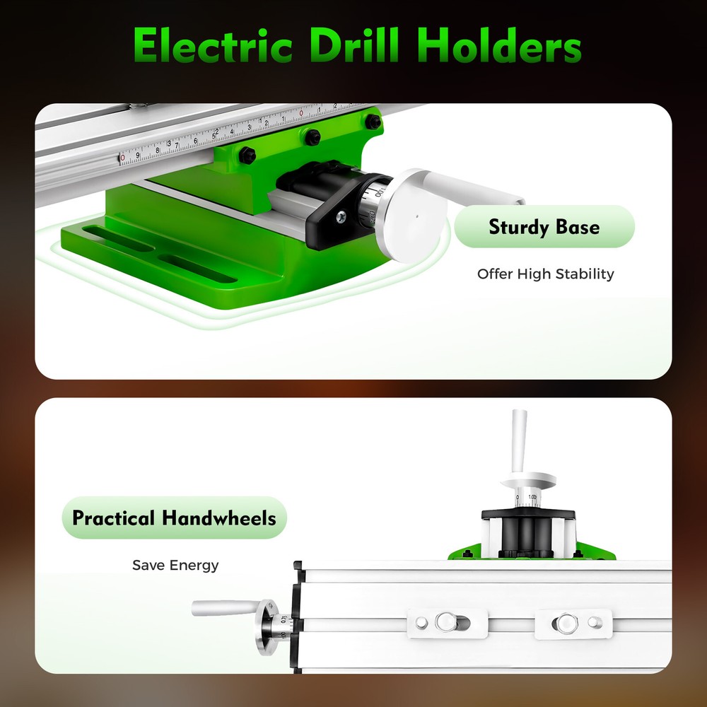 Multifunctional Milling Worktable Adjustable Cross Slide Table Drill Slide Table