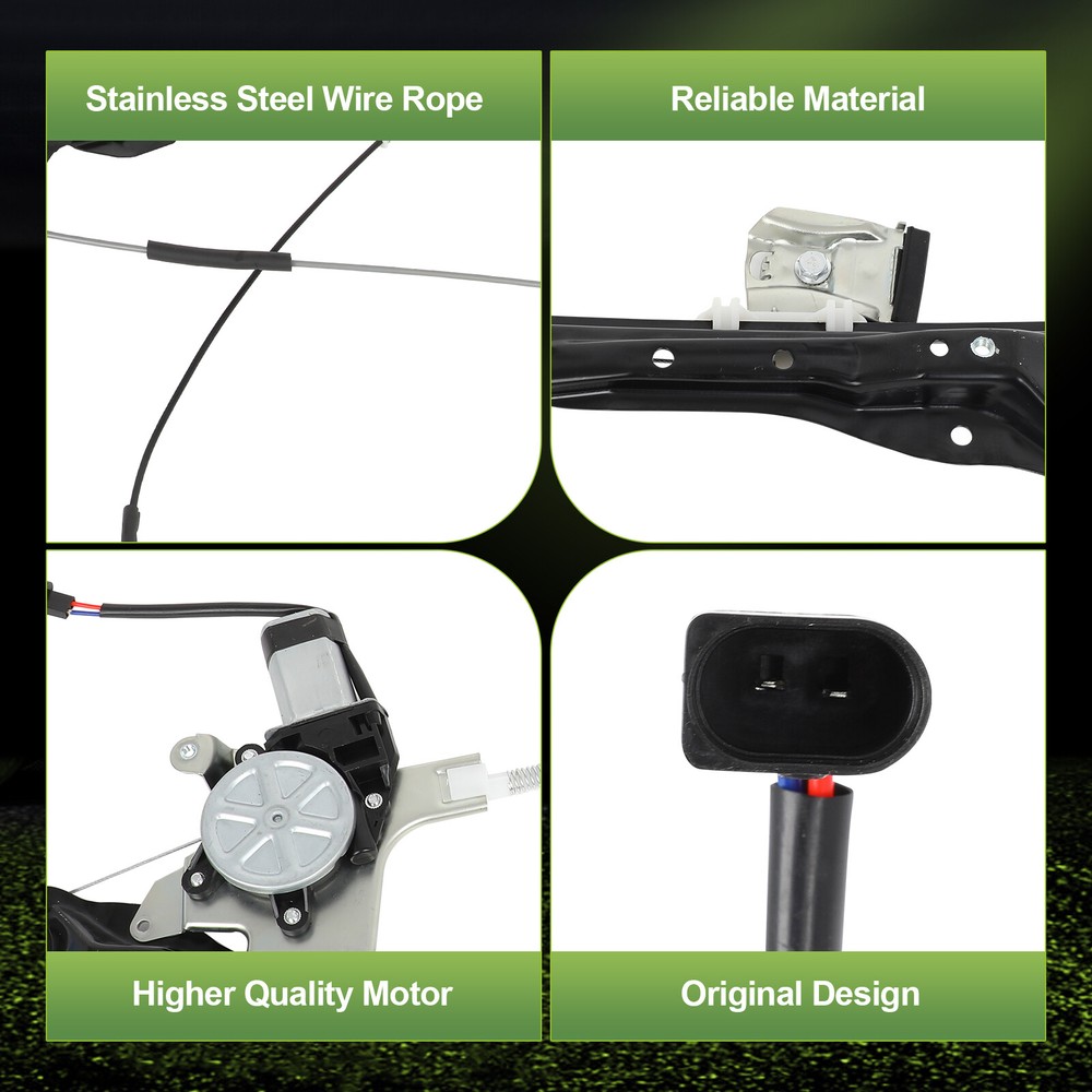 For 2008-2010 Ford Focus Front Driver Power Window Regulator with Motor