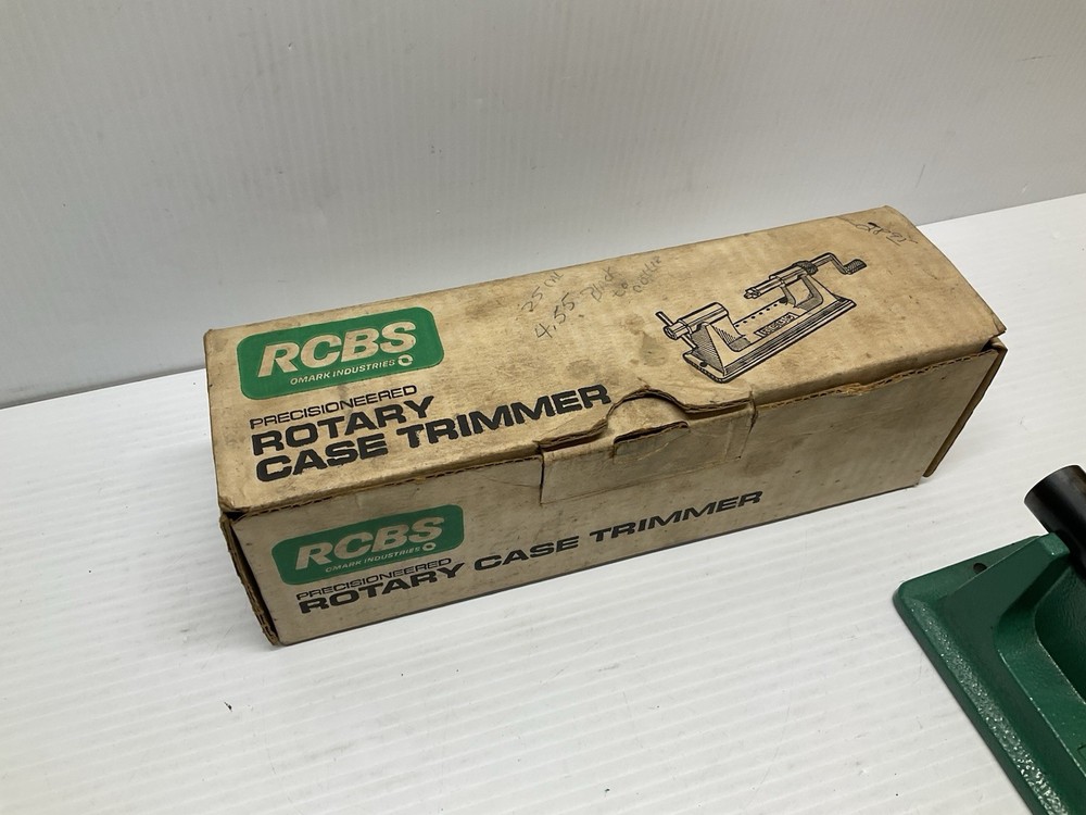 RCBS Rotary Case Trimmer With 6 Pilots & 2 Collets Plus Extras