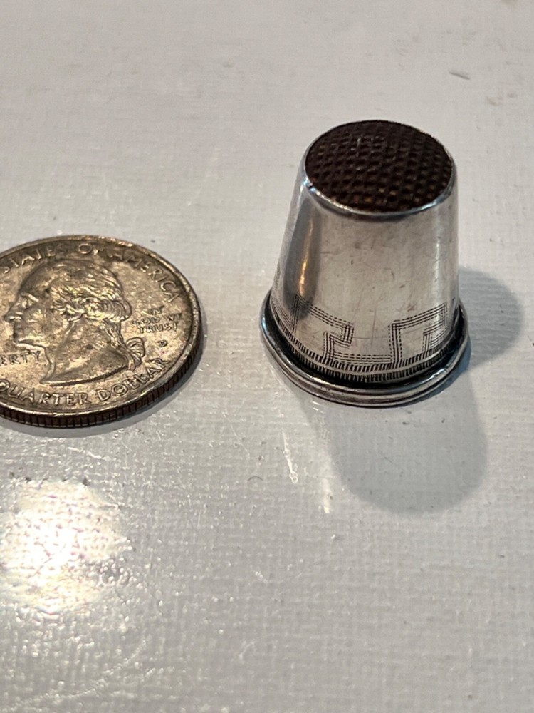 sterling thimble