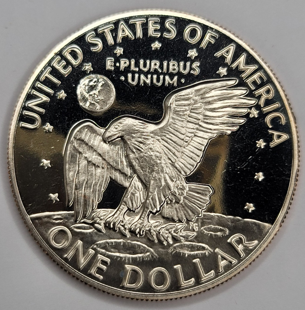 1974 S Proof DCAM Eisenhower Dollar - CN-Clad