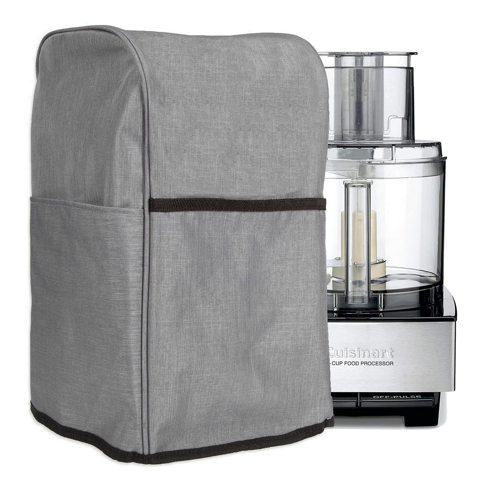 Food Processor Cover with Storage Pockets for Large Custom 11-14 Cup Processo...