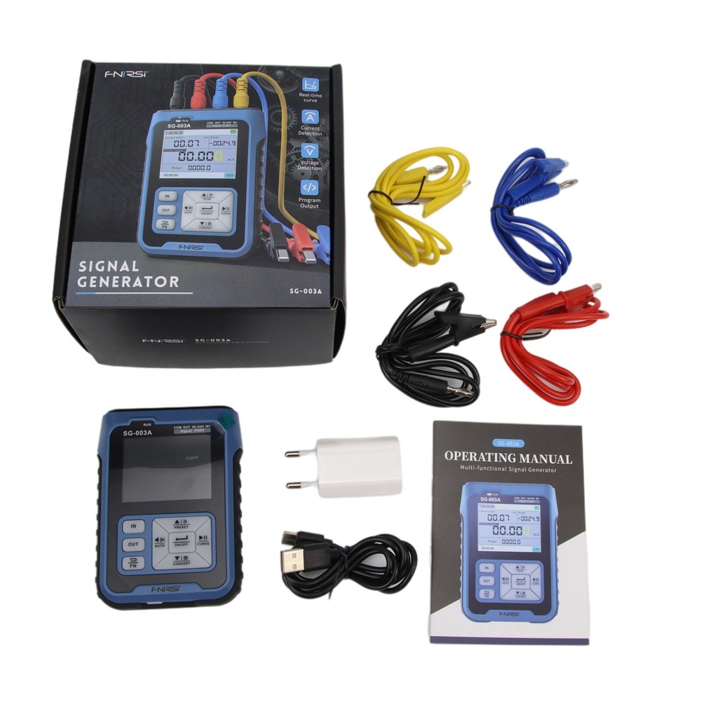FNIRSI 0-20mA Adjustable Voltage Simulator Signal Generator Sources Transmitter