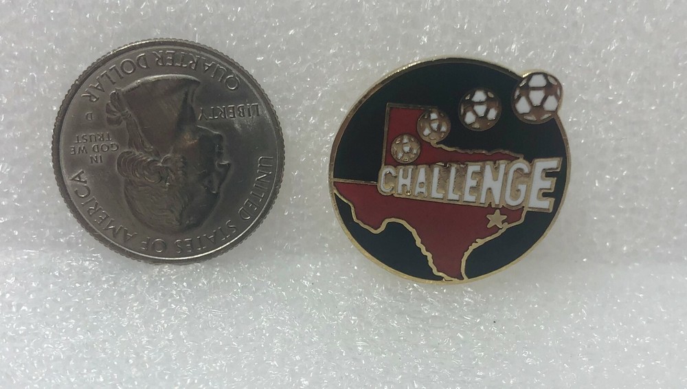 Texas Soccer Challenge Pin