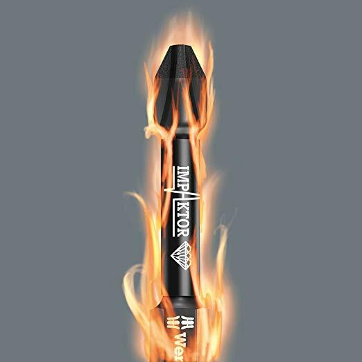 Wera 05073890001 Assorted Tip Bit Set, 6 Piece