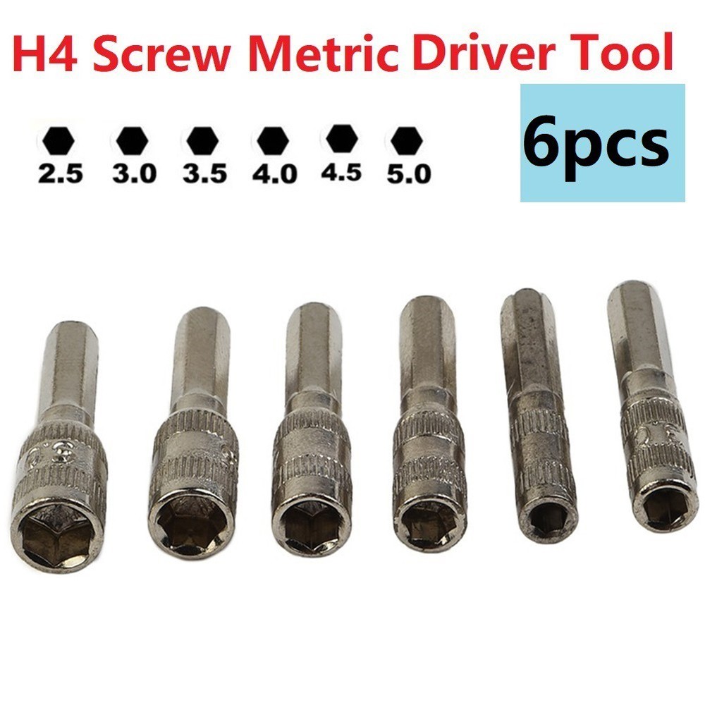 Hex Socket Hand Hex Parts Replacement Shank Socket 2.5/3/3.5/4/4.5/5mm