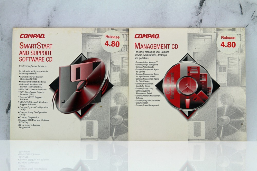 Compaq SmartStart & Management CD Disc Release 4.80