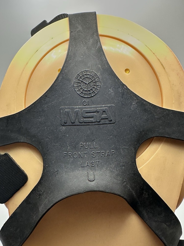 Vintage MSA Full Face Adjustable Gas Mask