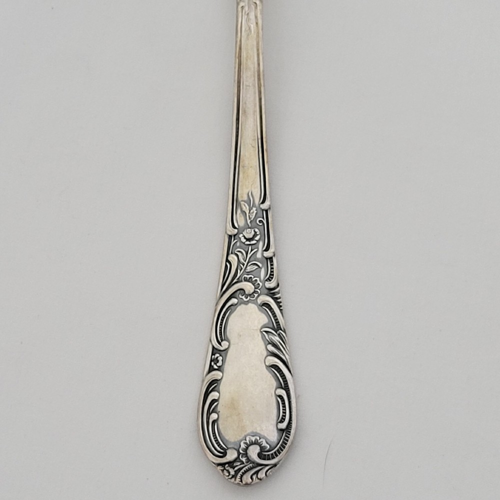 37 Piece Kurt Bauder Silverplate Floral Engraved Handle Flatware 100