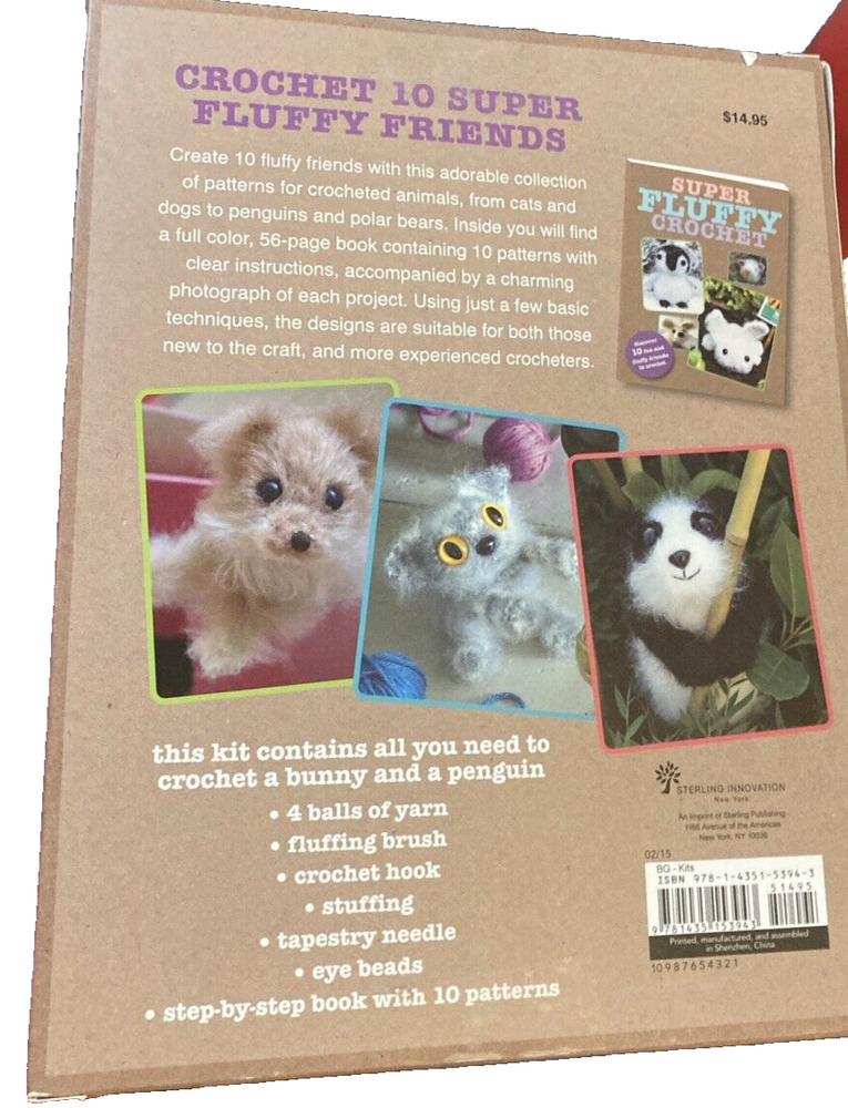 Super Fluffy Crochet Kit by Brigitte Read