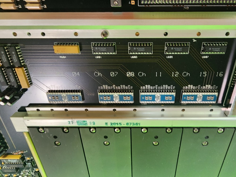 HP/ Agilent 83000 E2770-66501P PCB Board- With 8each - 8mb Modules E2778- 86502