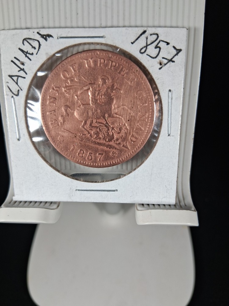 1857 CANADA 1 PENNY TOKEN
