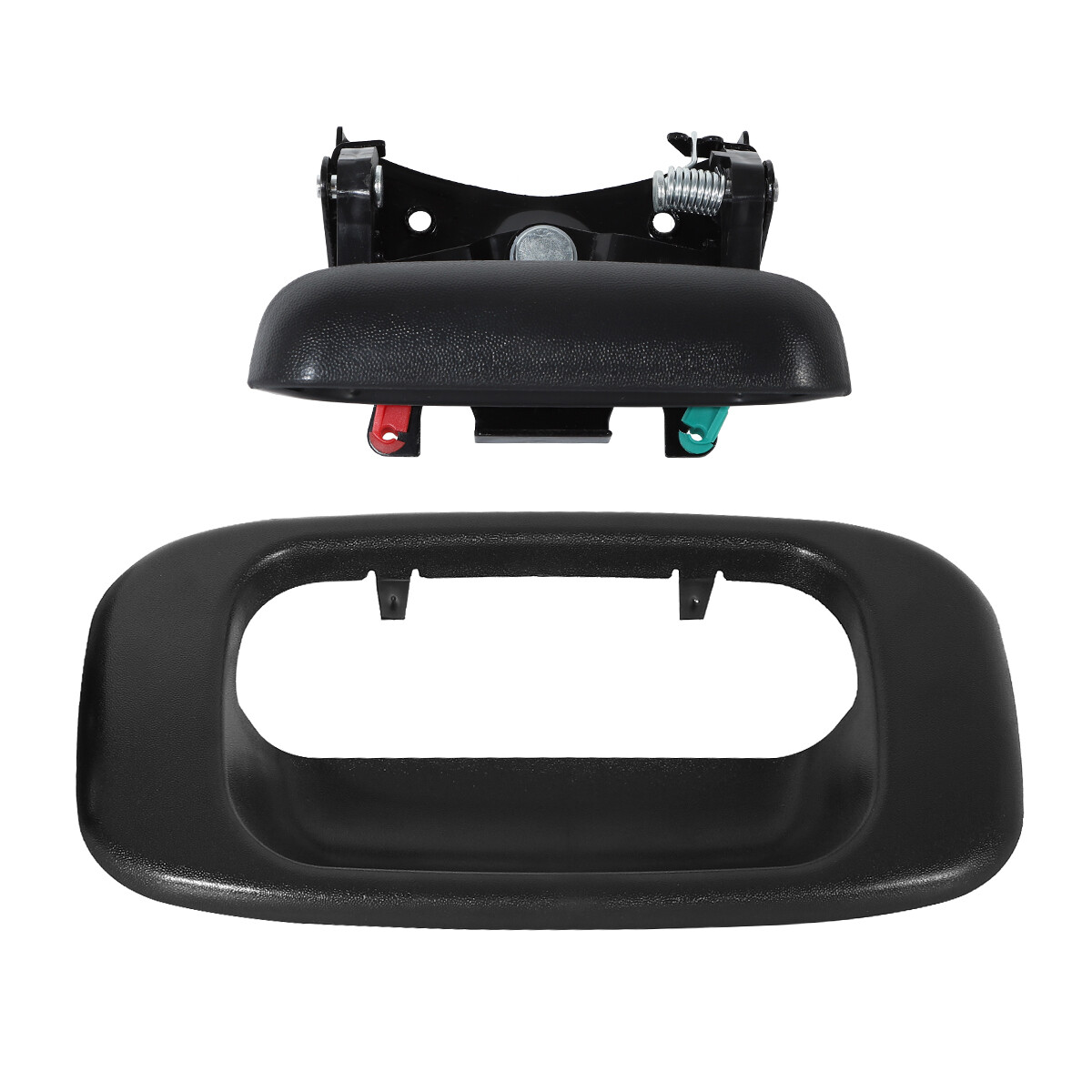 New Tailgate Handle w/ Bezel & Clips Fits 1999-2007 Chevy Silverado GMC Sierra