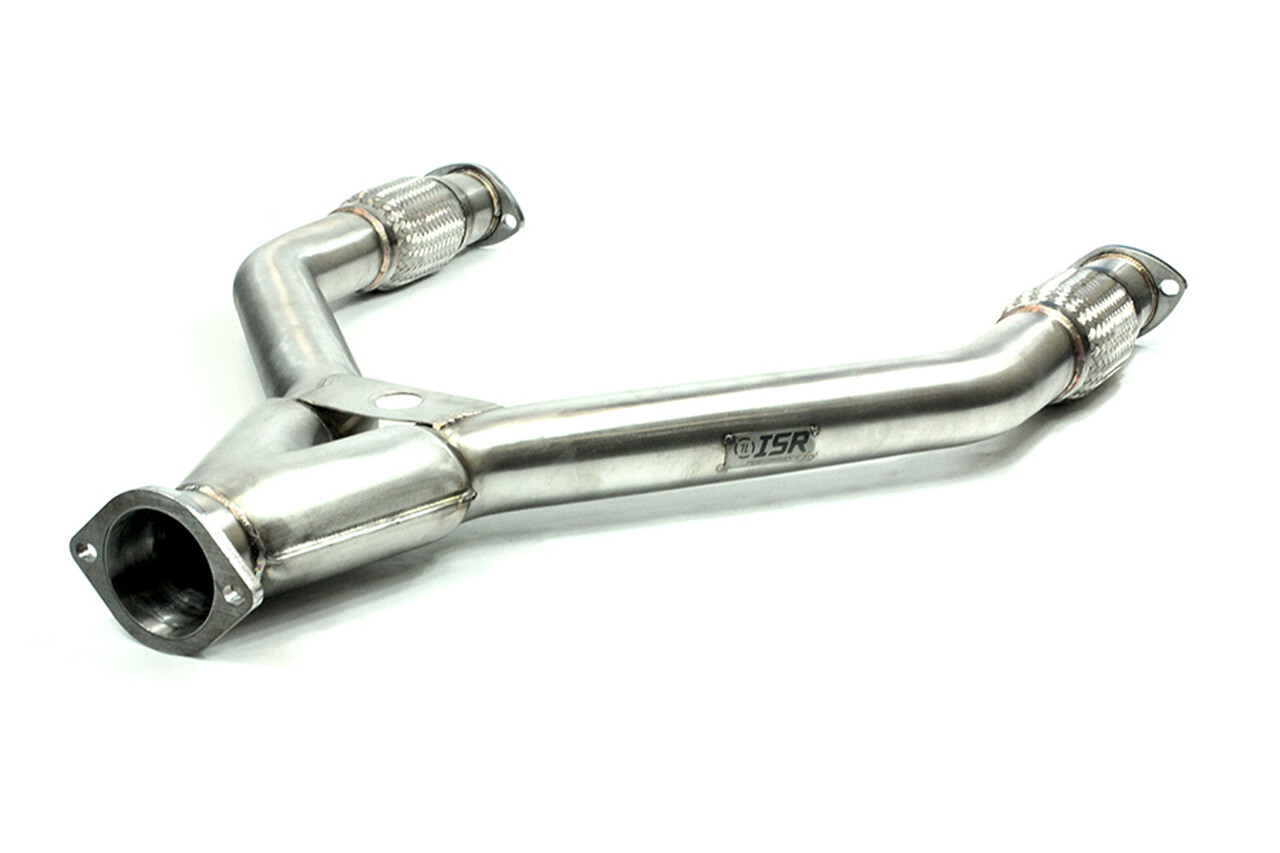 ISR Performance Stainless Steel Exhaust Y Pipe Z34 370z V37 G37 Q50 Q60 RWD AWD