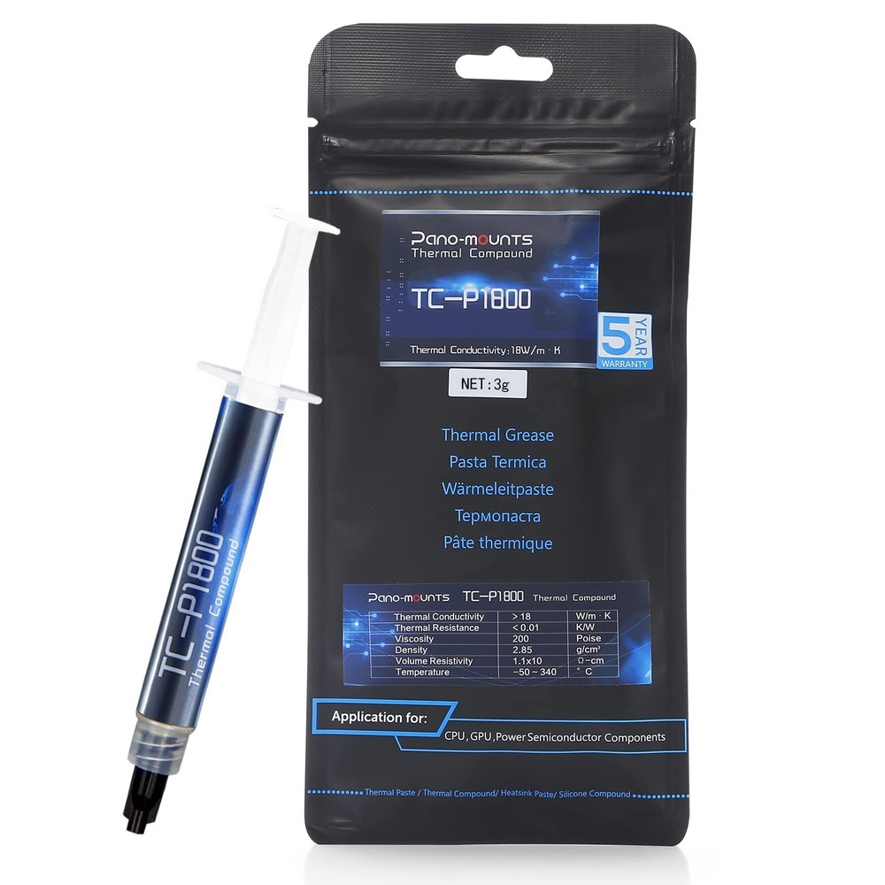 Thermal Compound Paste 18W/m•K 3g High Performance Aquastat Thermal Paste CPU...
