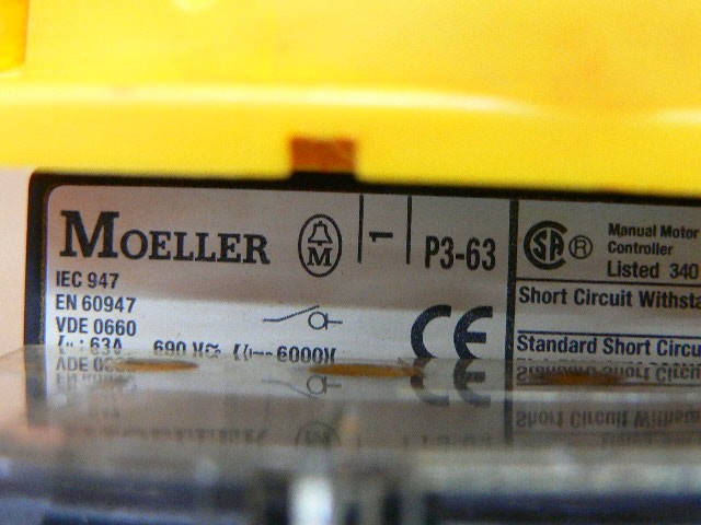 Moeller P3-63 Electrical Disconnect Switch
