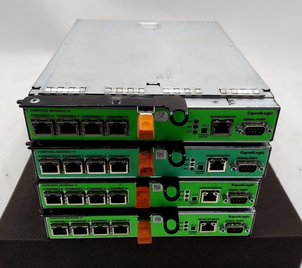 LOT OF 4 DELL EQUALLOGIC E09M001 E09M CONTROL MODULE TYPE 11