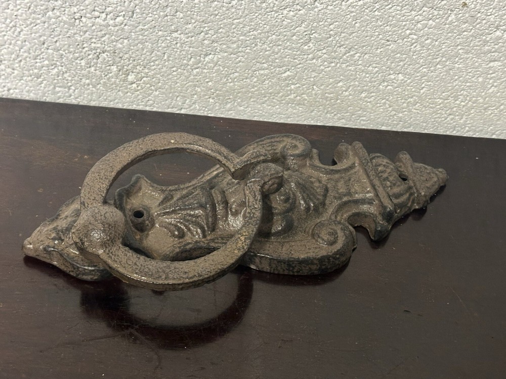 Large Antique Cast Iron Door Knocker