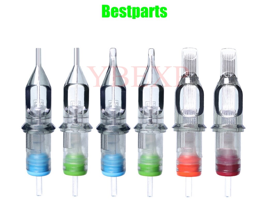 10/20pcs Disposable Tattoo Needle Cartridges Sterilized Round Liner Shaders US