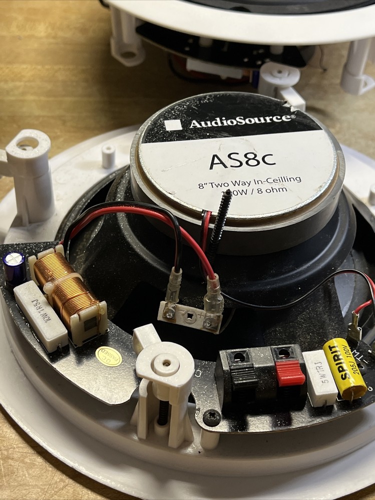 AudioSource AS8C In Wall or In Ceiling Speakers tested