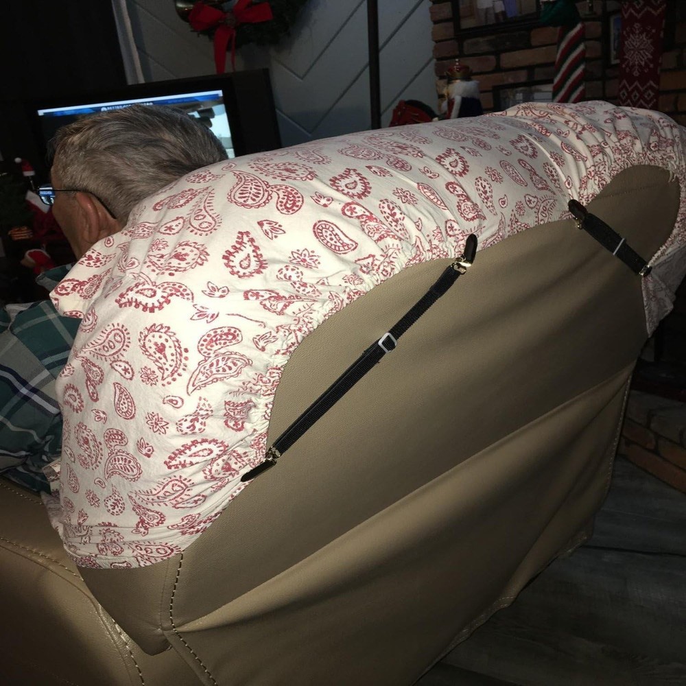 Durable Bed Sheet Holder Straps - 4 Pack Adjustable Elastic Suspender Fasteners