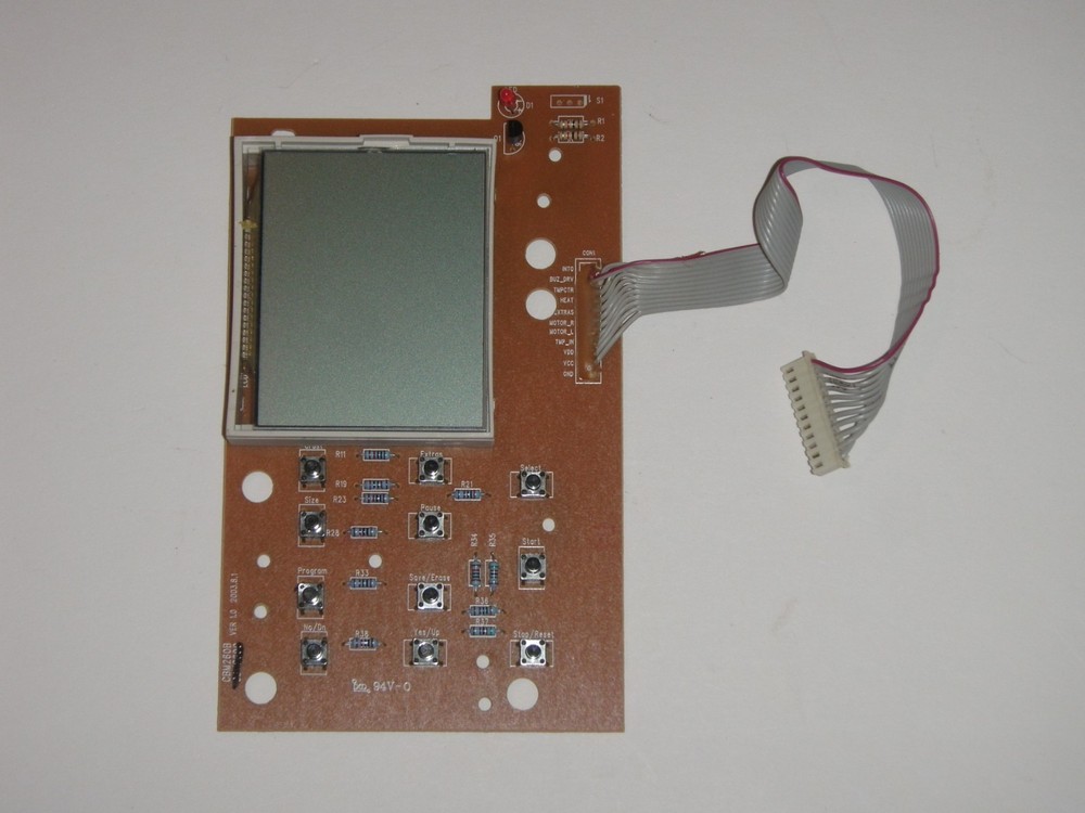 Electronic Control Board for Breadman Bread Maker Model TR2200 3-Rivet only