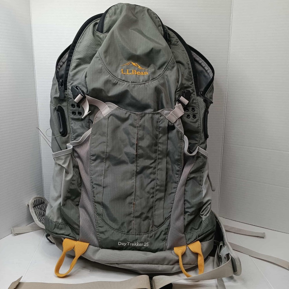 LL Bean Day Trekker 25 Backpack BOA Adjust Hydration Gray Camp