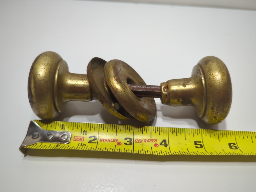 ✨VINTAGE✨ Brass Door Knobs Handles Plates Old