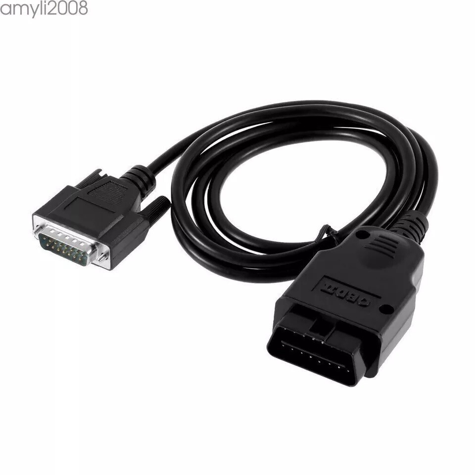 OBD2 OBDII Data Cable Compatible with Autel MaxiScan KW808 Scanner Code Reader
