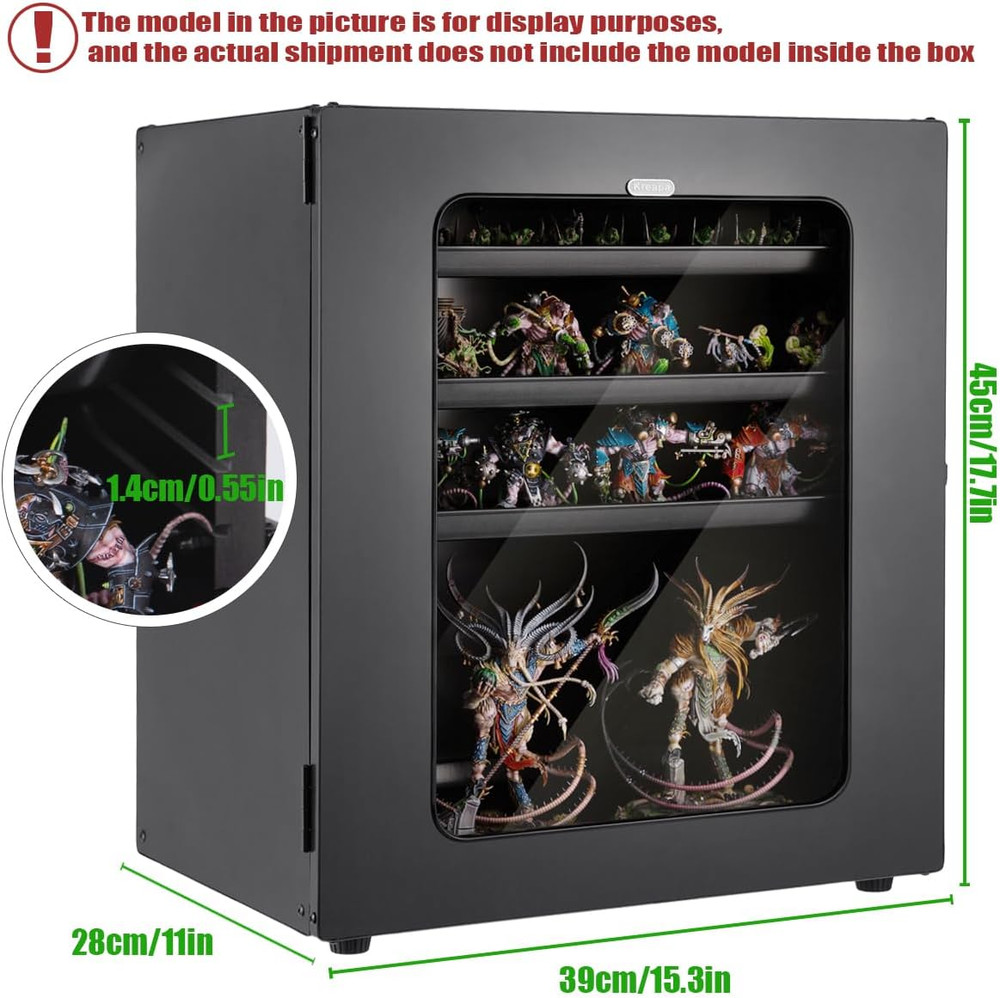 Stackable Miniature Storage Case for Warhammer 40K - Large Size