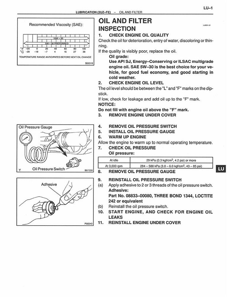 2000 Toyota Tundra Shop Service Repair Manual