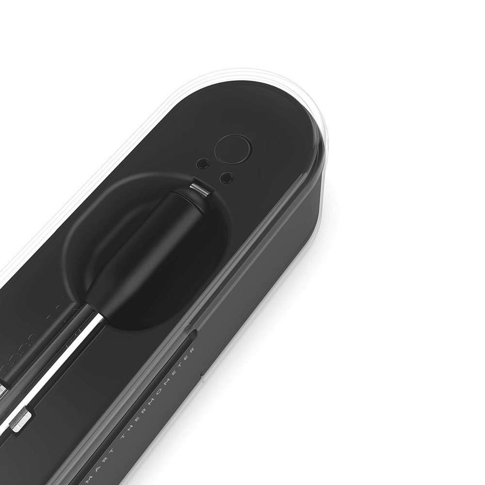 YUMMLY SMART MEAT THERMOMETER with dock WIRELESS black BLUETOOTH CONNECTIVITY