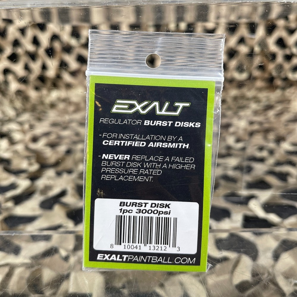 NEW Exalt Burst Disk - Single - 3000 PSI - Black