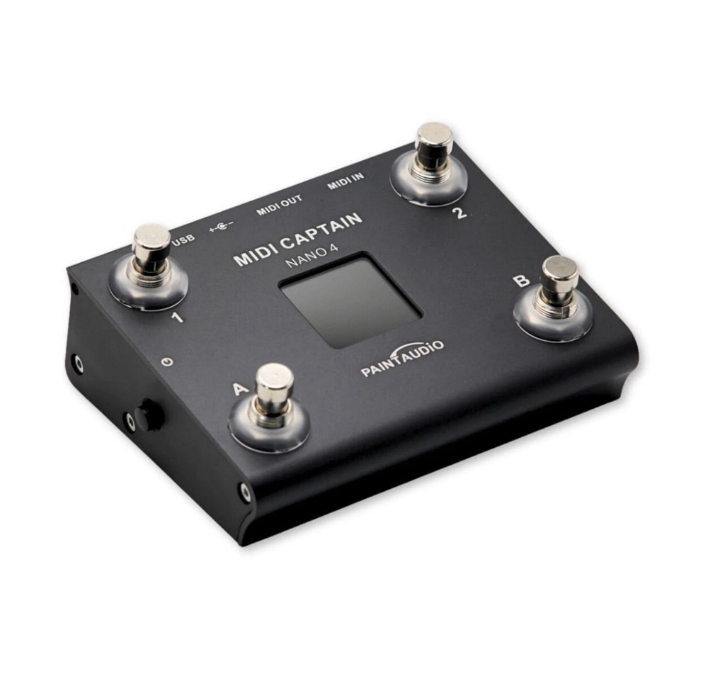 Paint Audio MIDI Captain NANO 4 Foot Controller Multi-Effects Keyboards Synth...