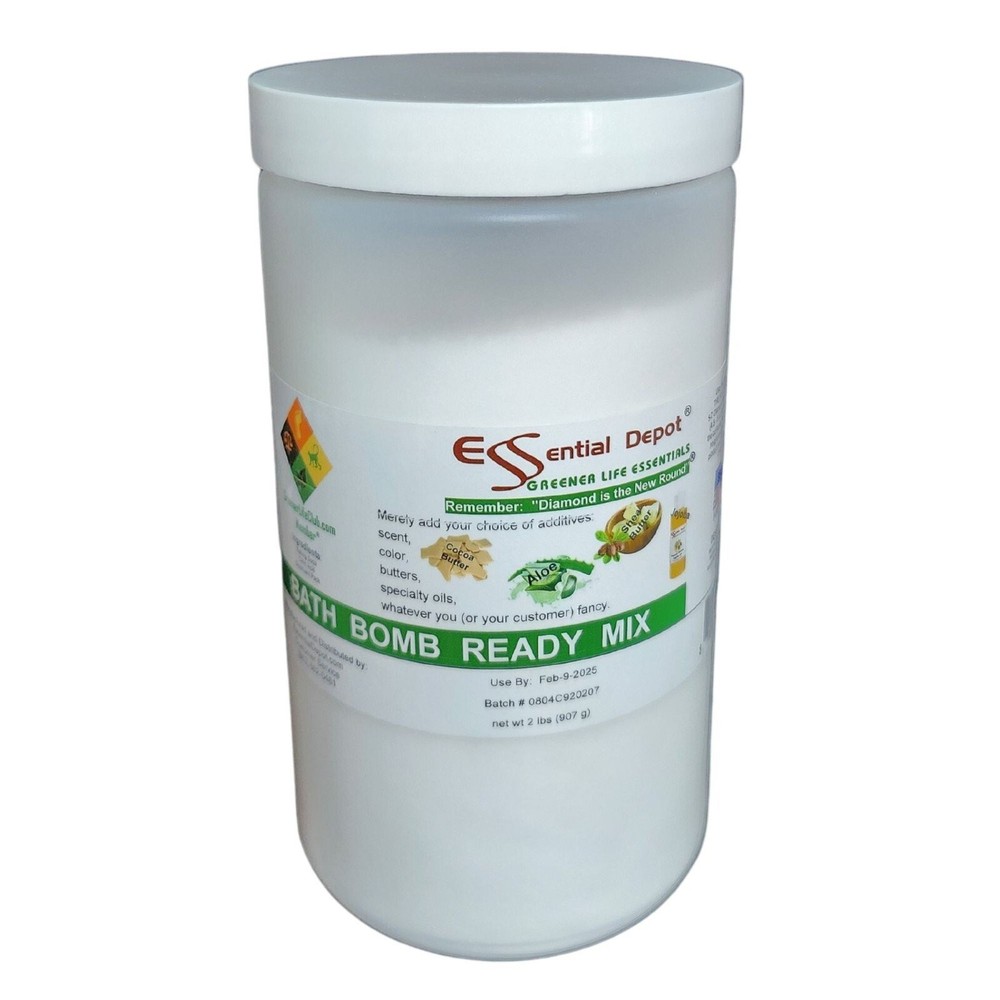 Bath Bomb Ready Mix (Basic) - USA, NON GMO - 2 lbs