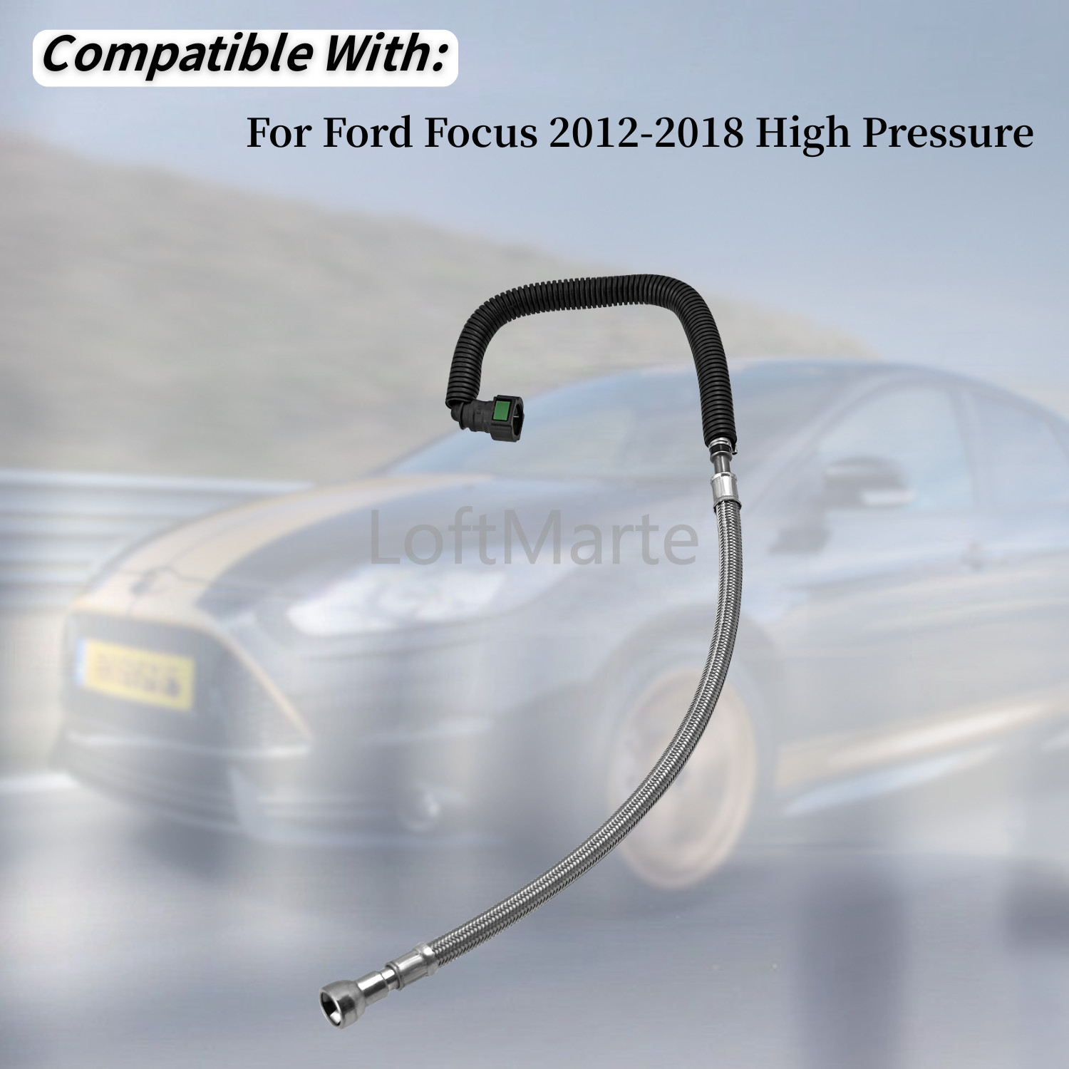 New BV6Z9J280A Fuel Injection Fuel Feed Pipe For Ford Focus 2012-2018