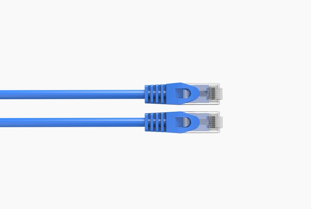 CAT6 Slim Ethernet Patch Cable Blue 15FT 25 PACK