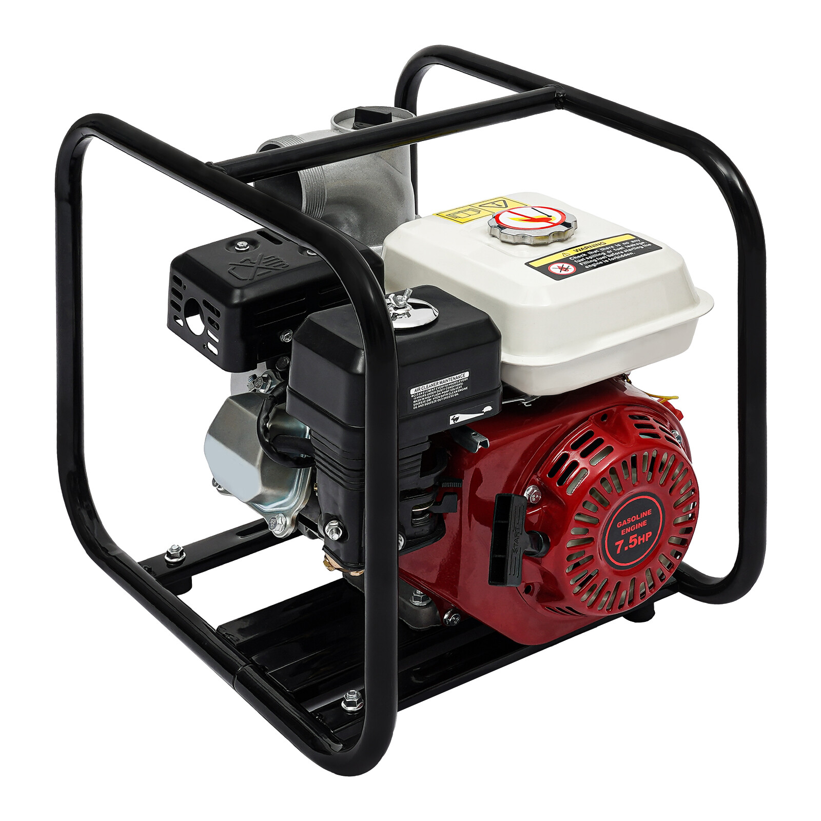 7.5HP 4-Stroke 3-Inch Gasoline Semi-Trash Water Pump, New