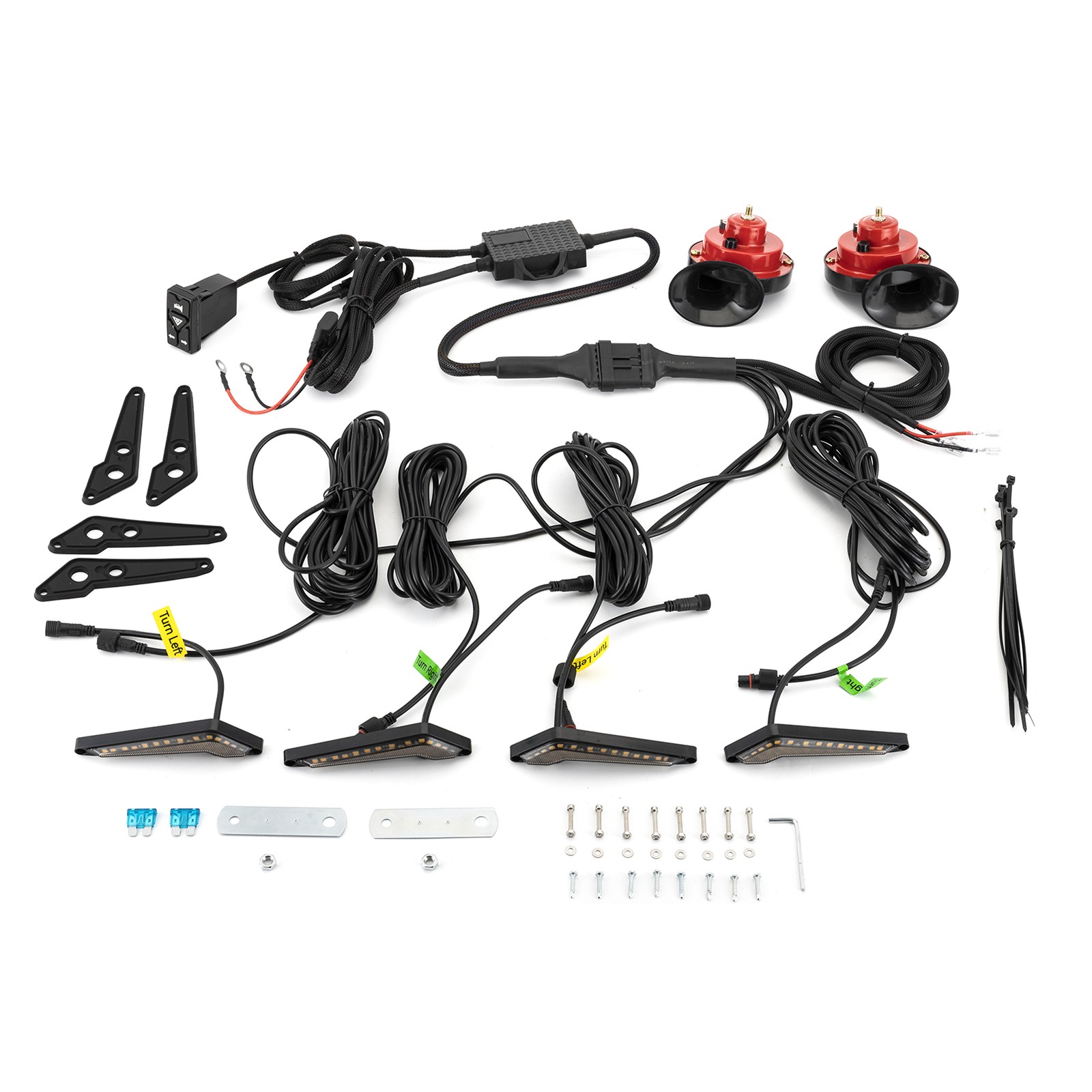 UTV LED Lights Turn Signal Horn Street Legal Kit Blinker For Polaris RZR XP 1000