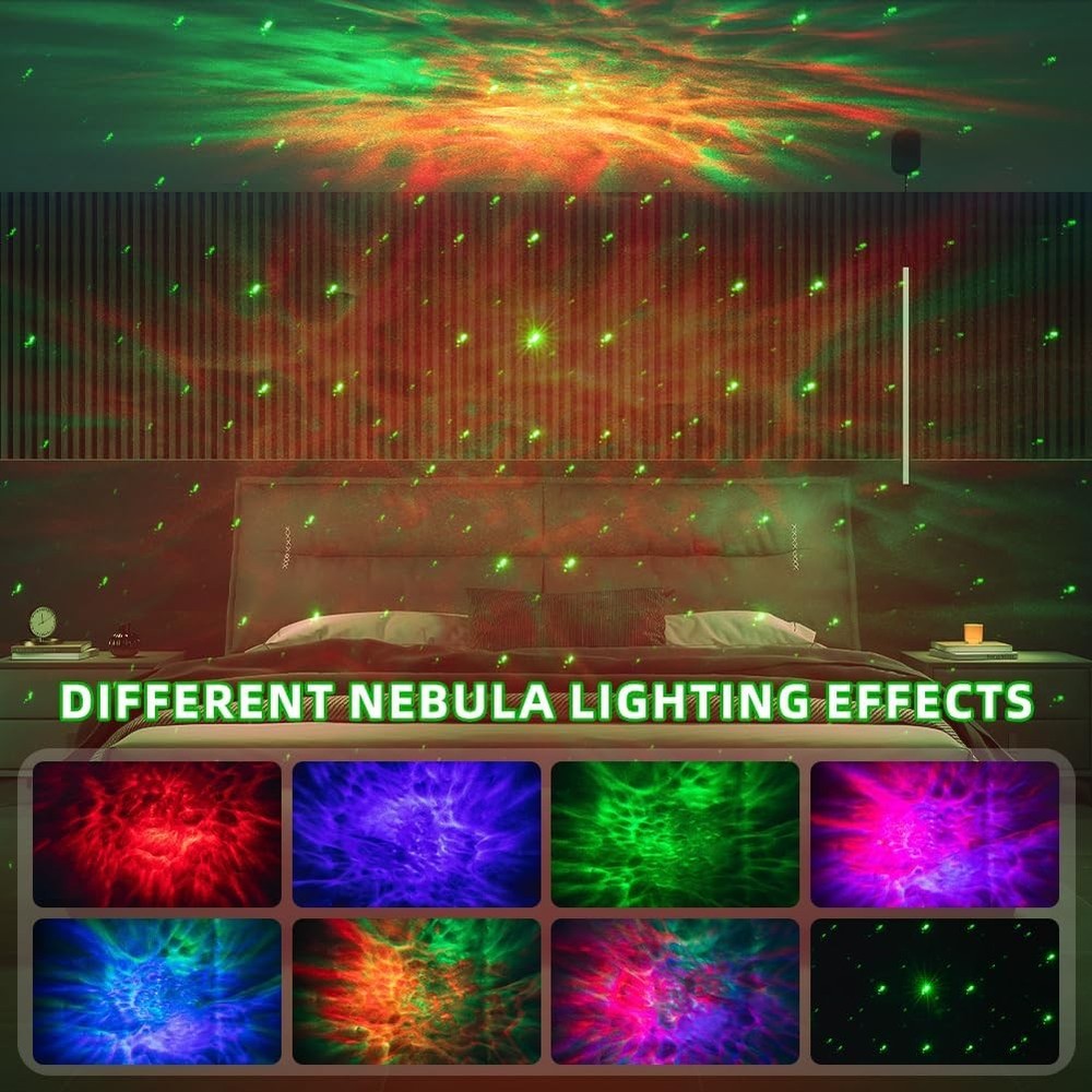Astronaut Galaxy Projector Star Night Light Space White