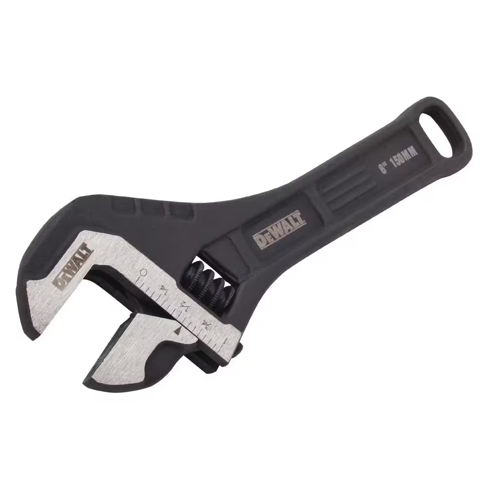 6 In. Steel Adjustable Wrench