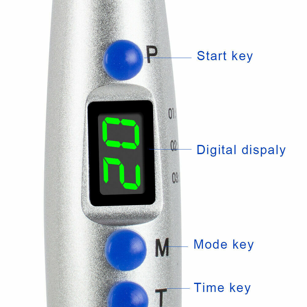 Dental LED Curing Light Three Modes 10W Gradually Flashing All Light Mode Silver