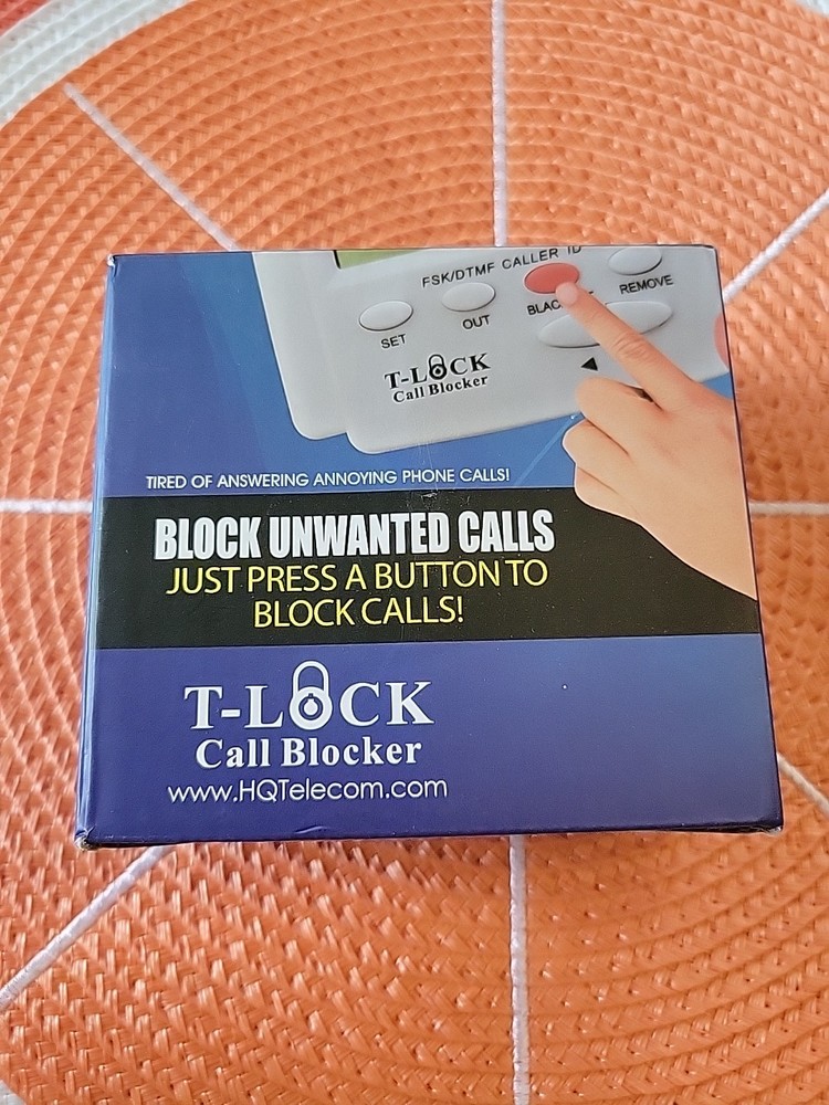 T-Lock Call Blocker - Version 5 (Latest) White
