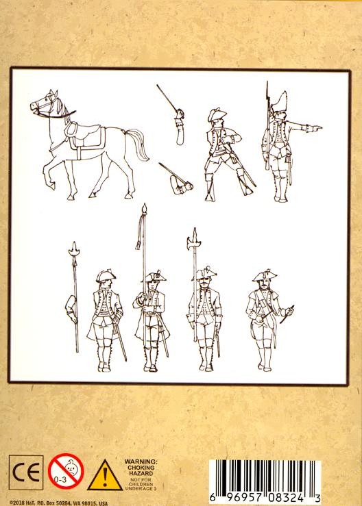 HaT Miniatures 1/72 SEVEN YEARS WAR AUSTRIAN COMMAND Figure Set