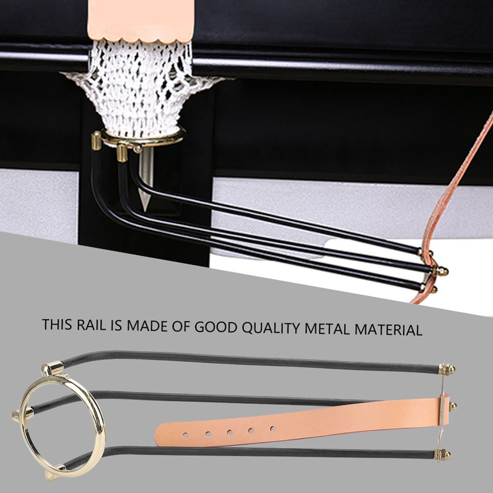 6pcs Standard Snooker Billiard Table Solid Empire Rail With Net Pockets Set